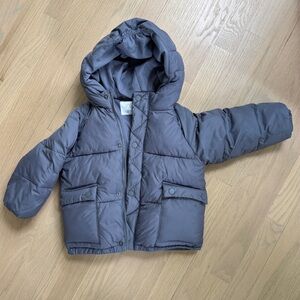 Zara Kids Blue Puffer Jacket